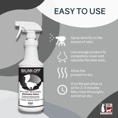 Odorcide Skunk Off: aplicación fácil para áreas problemáticas del hogar