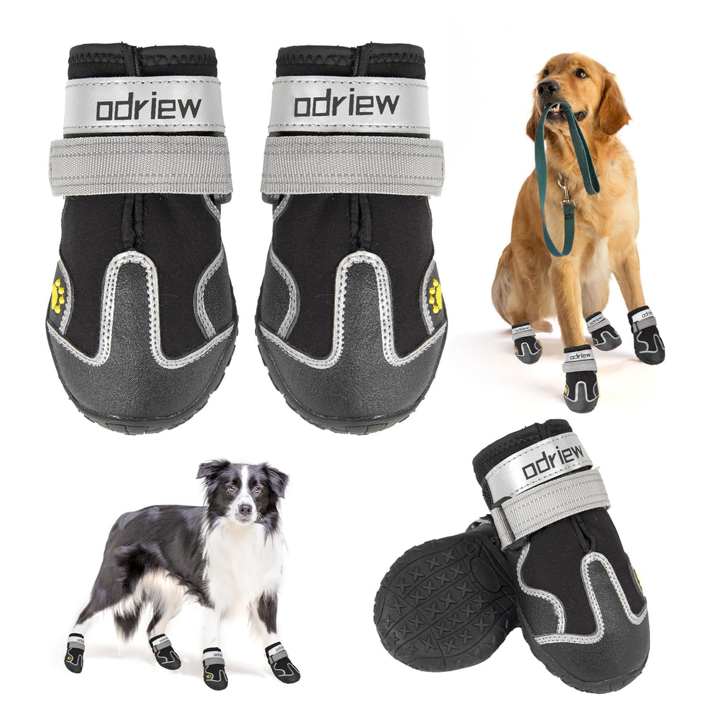 ODRIEW botas para perro talla grande con ajuste cómodo para patitas protegidas