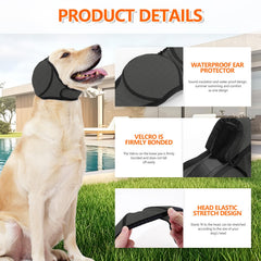 ODSSDAPU orejas para perro con ajuste elástico para un ajuste cómodo.
