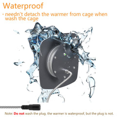 Ogioxam calentador IP67 resistente al agua para una limpieza segura.