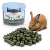 Ohcool heno Timothy cubos 6oz para conejos, promueven masticación saludable.