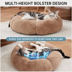 OhGeni Cama Donut 20in: bolster ergonómico para cuello y postura