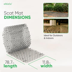 Ohlela picos plastico repelente gatos interior exterior protege muebles y áreas al aire libre