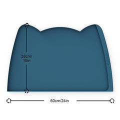 OHMO alfombra con bolsillo lateral facilita recoger derrames y limpiar
