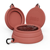 OHMO cuenco desplegable para perros, diseño anti salpicaduras para coche.