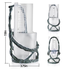 Oiibo estructura enredadera de resina para terrario decorativo y fácil de limpiar.