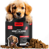 OKKÖBI bocaditos calmantes para perros, paquete de 150, ideal para viajes.