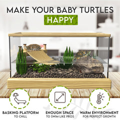 OKKÖBI tortuga: lámpara de calor para un hábitat estable