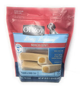 Ol' Roy huesos masticables de larga duración, foco en sabor carne y queso para perros.