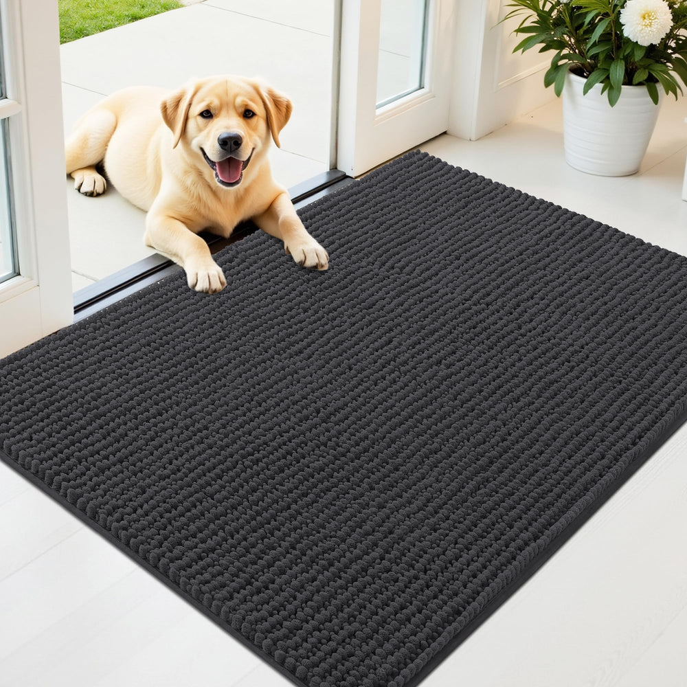 Alfombra OLANLY para perros absorbente en la entrada, protege suelos