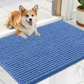 OLANLY alfombra puerta para perros, patitas mojadas absorbidas para pasillo limpio.