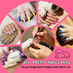 OLINGYOU esmalte para uñas de perro cobertura uniforme en uñas oscuras