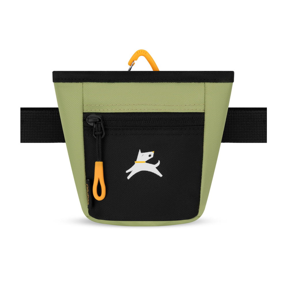 OllyDog bolsa de premios para perros con cinturón, acceso rápido durante entrenamiento.