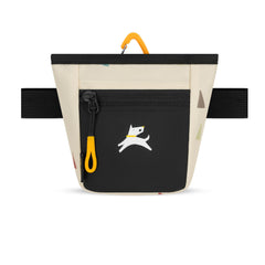 OllyDog Goodie Treat Bag Terrazzo, vista frontal, para recompensas rápidas durante entrenamientos.