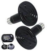 OMAYKEY lampara termica ceramica 150W, calor infrarrojo sin luz para reptiles