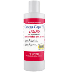 Omega-Caps ES: gota de aceite de pescado, favorece piel suave y brillo.