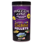 Omega One pellets cíclidos, color vibrante para realzar tonalidades naturales en el acuario