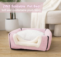 Base antideslizante e impermeable de OMIVIER para cama de mascota.