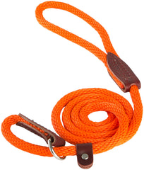 OmniPet correa deslizante para perros, 4 pies, naranja, fácil manejo en paseos.