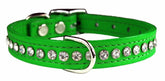 OmniPet collar cristal esmeralda: brillo refinado para uso diario.