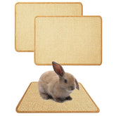 Oncpcare almohadilla rascar con sisal natural para conejo, ideal para uñas y dientes.