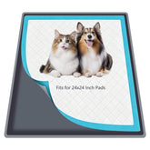 Ondware bandeja para almohadillas 24x24 con ajuste perfecto y protección de piso