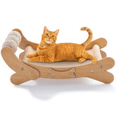 ondware rascador para gatos de sisal grande, afila uñas y entretiene.