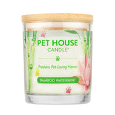 One Fur All Bamboo Watermint embalada, hogar fresco para mascotas.
