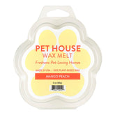 One Fur All Pet House Mango-Durazno derretidos para neutralizar olores de mascotas.