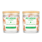 One Fur All velas para mascotas con aroma galletas de jengibre para casa festiva.