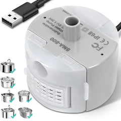 ONECUTE bomba SMA-800 frontal con funcionamiento silencioso para fuentes de agua felinas
