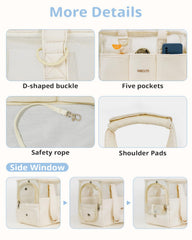 ONECUTE cuerda de seguridad interna evita que salten del transportín.