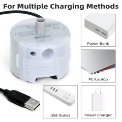 ONECUTE SMA-800 bomba de bajo voltaje 5V, segura para personas y mascotas.