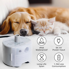 ONECUTE SMA-800 bomba USB se conecta a enchufe, ordenador o banco de energía.