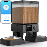 oneisall alimentador-gato 5g-wifi-frontal control remoto para dos gatos