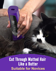 oneisall cortapelos para gatos, diseño silencioso, menos estrés durante el corte