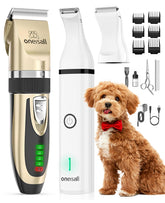 Oneisall cortapelos perro 2 en 1 para uso versátil en casa