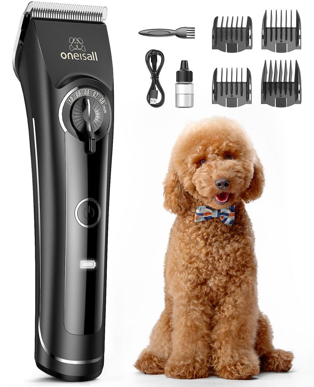 oneisall cortapelos para perros con motor potente de 6500 rpm corta pelaje grueso