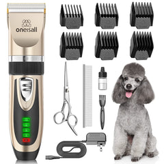 Oneisall cortapelos para perros con bajo ruido para mascotas sensibles