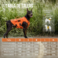 Dos mangos ergonómicos acolchados del arnés ONETIGRIS para manejo seguro.