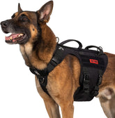 ONETIGRIS arnés táctico para perros con hebillas de metal, seguridad y durabilidad.