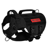 ONETIGRIS arnés táctico para perro pequeño, vista frontal, ideal para paseos cómodos y control suave