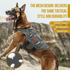 ONETIGRIS panel MOLLE lateral para accesorios y kits caninos útiles.