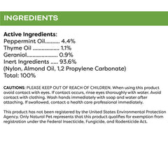 EasyDefense ingredientes naturales geraniol, menta y tomillo.