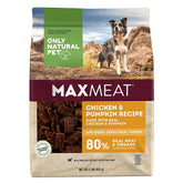 Only Natural Pet MaxMeat: rebanadas de pollo con calabaza y perejil, proteína natural para la merienda.