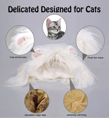 Onmygogo prenda león para gatos, perfecto para navidad y fiestas