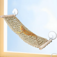 OOXYG percha-ventana-lagarto-grande ofrece sujeción estable para juego y descanso seguro