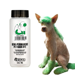 OPAWZ pigmento semipermanente para perros, vertido de la botella para un color temporal seguro.