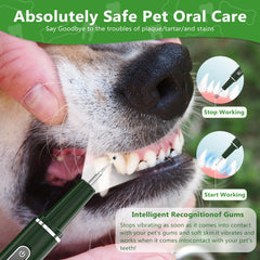 Opdent limpiador ultrasónico para mascotas, ayuda a eliminar placa entre dientes