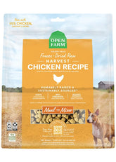 Open Farm Harvest Chicken Recipe en bolsa, fuente de proteína de calidad para perros.